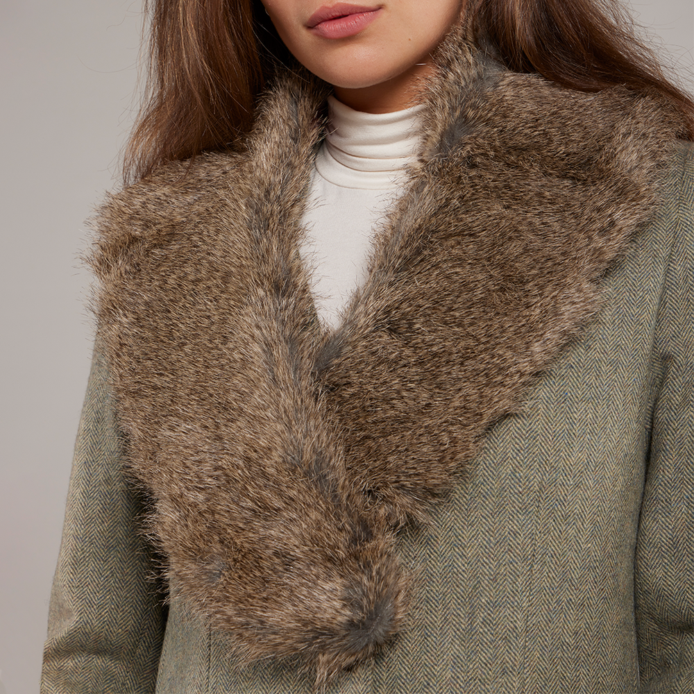 Berrington Faux Fur Shawl