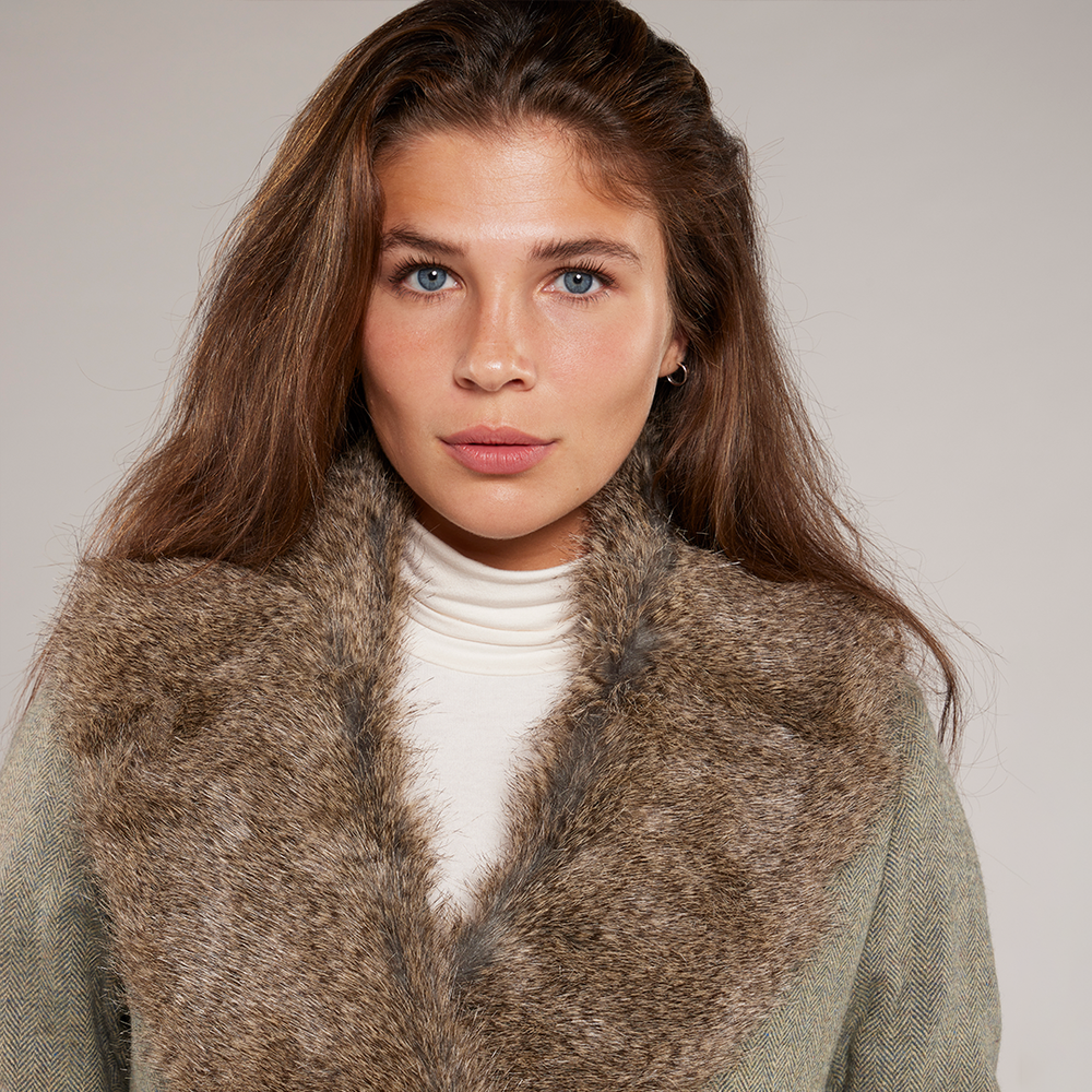 Berrington Faux Fur Shawl