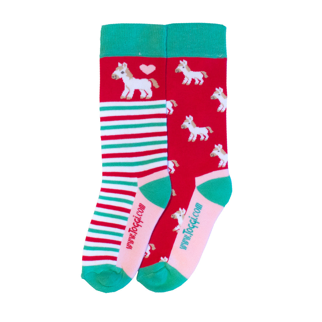 White Pony Children's Socks