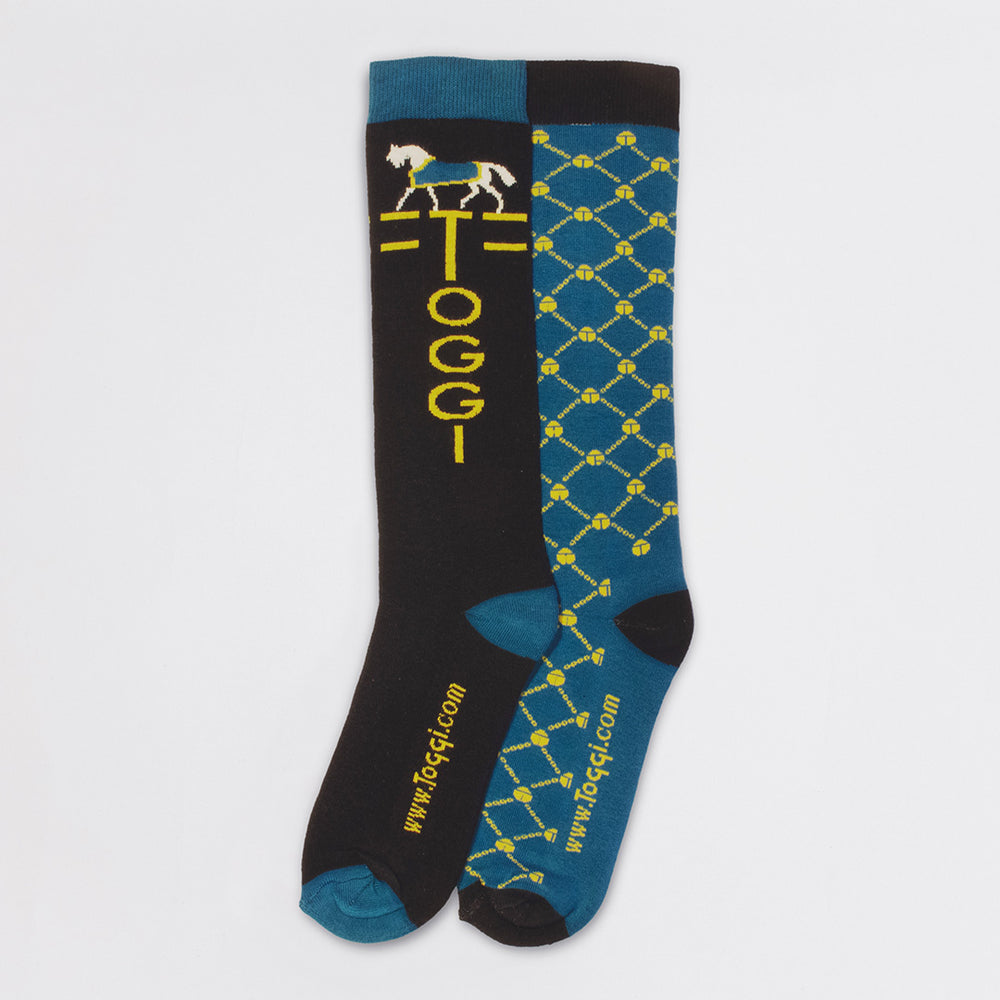 Eco Horse and Logo 2 Pack Socks