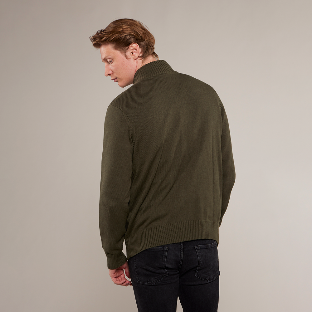 Ferndale Mens Zip Neck Sweater