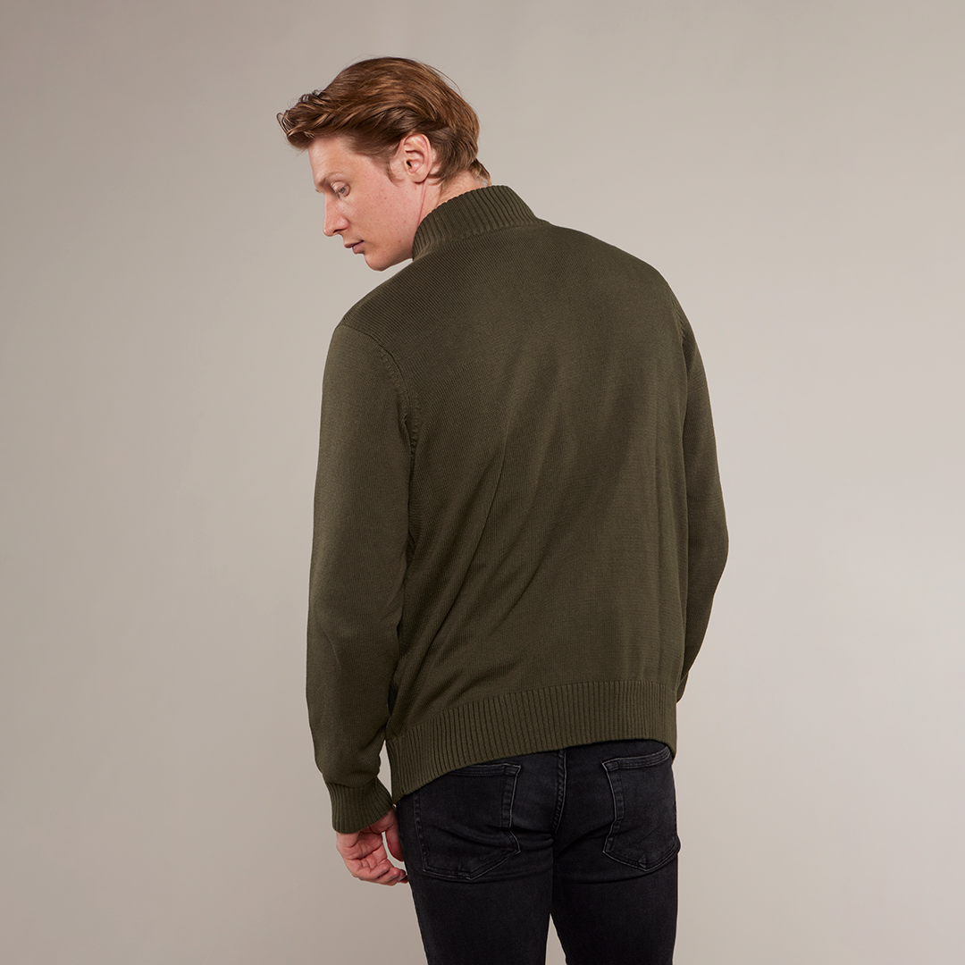 Ferndale Mens Zip Neck Sweater