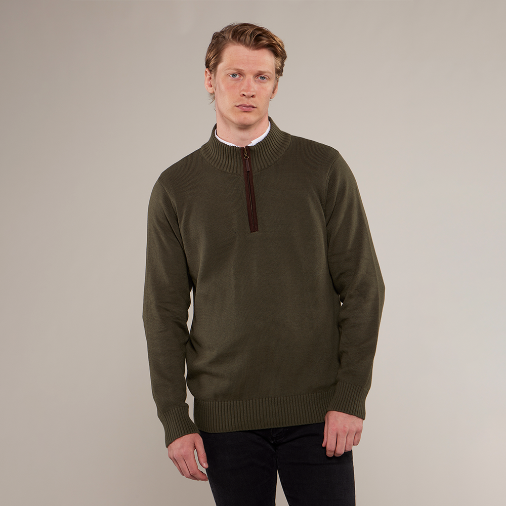 Ferndale Mens Zip Neck Sweater