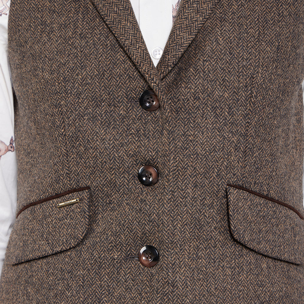 
                      
                        Harrow Tweed Gilet
                      
                    