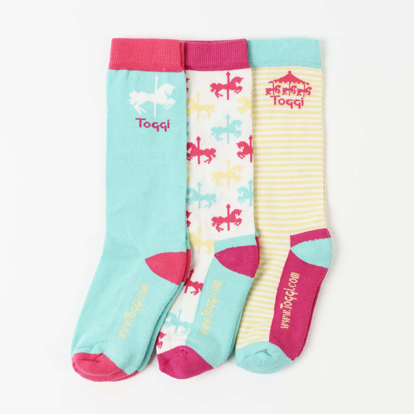 Carousel 3 Pack Socks