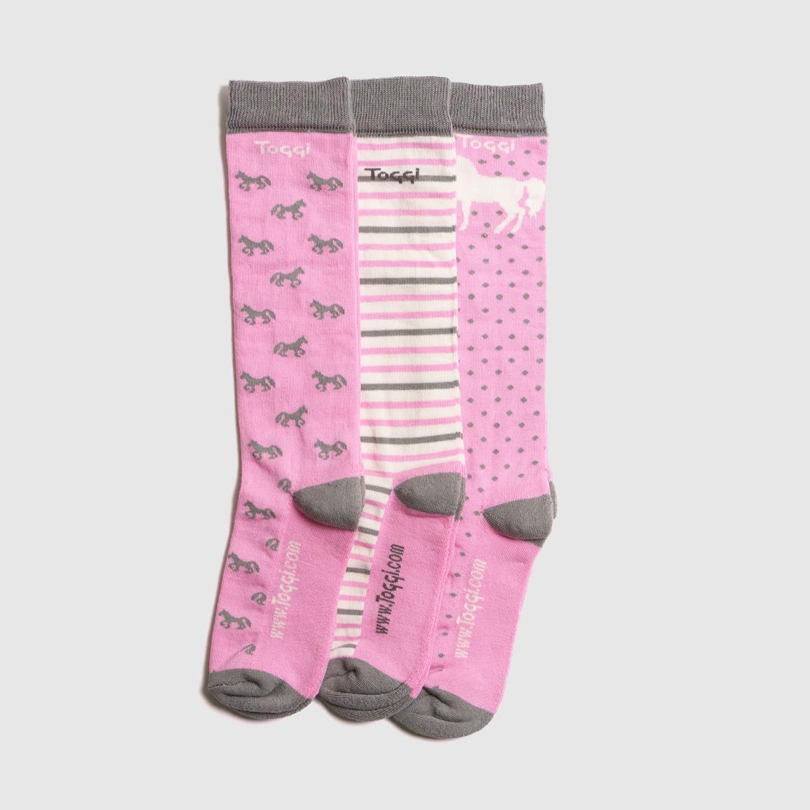 Horse Silhouette 3 Pack Socks